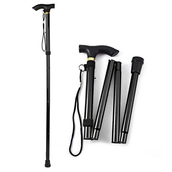 Portable Aluminum Folding Walking Travel Stick Cane Image 11