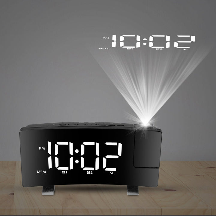 Projection Alarm Clock with Radio Image 8