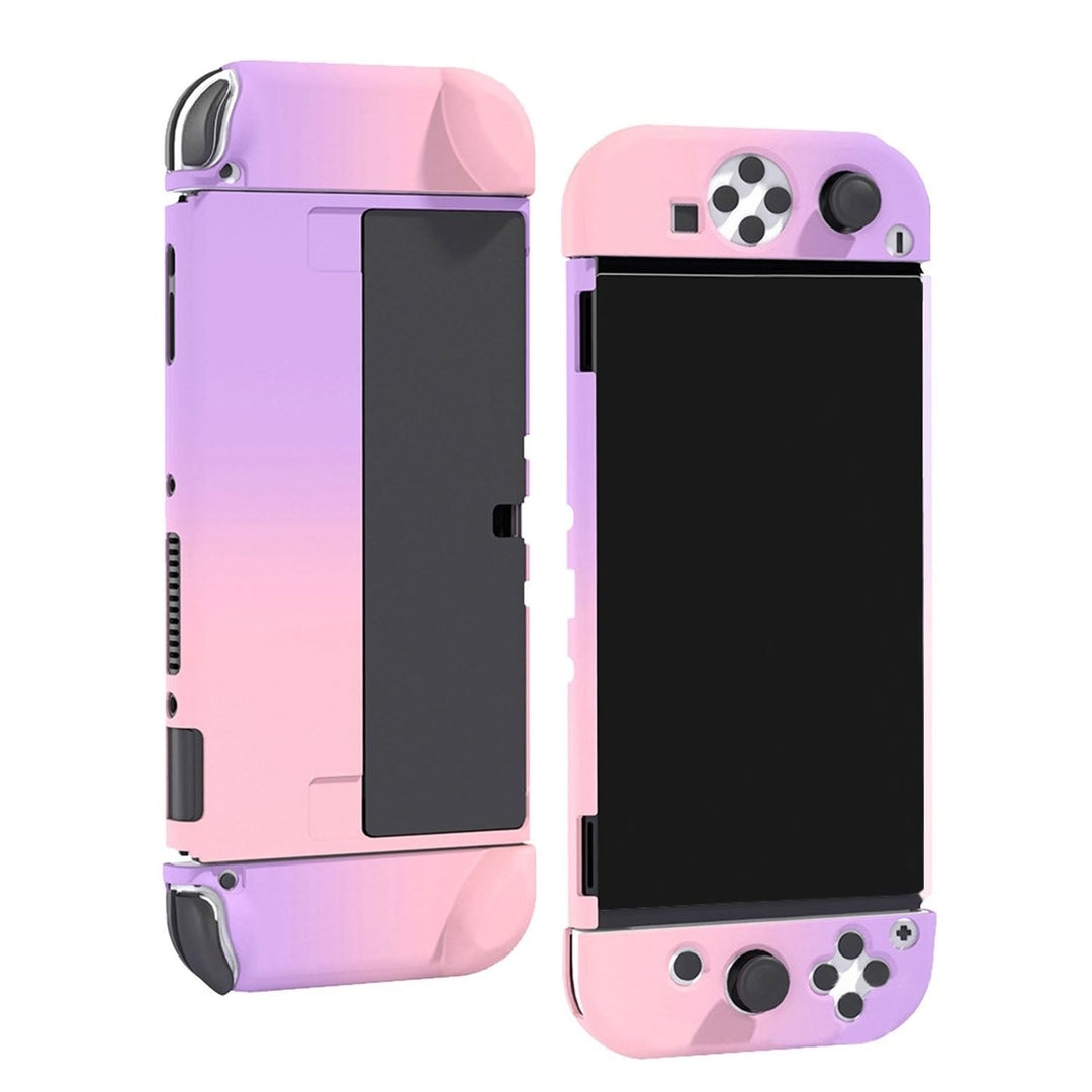 Protective Shell Cover Hard Dockable Case Fit for Nintendo Switch OLED Image 2