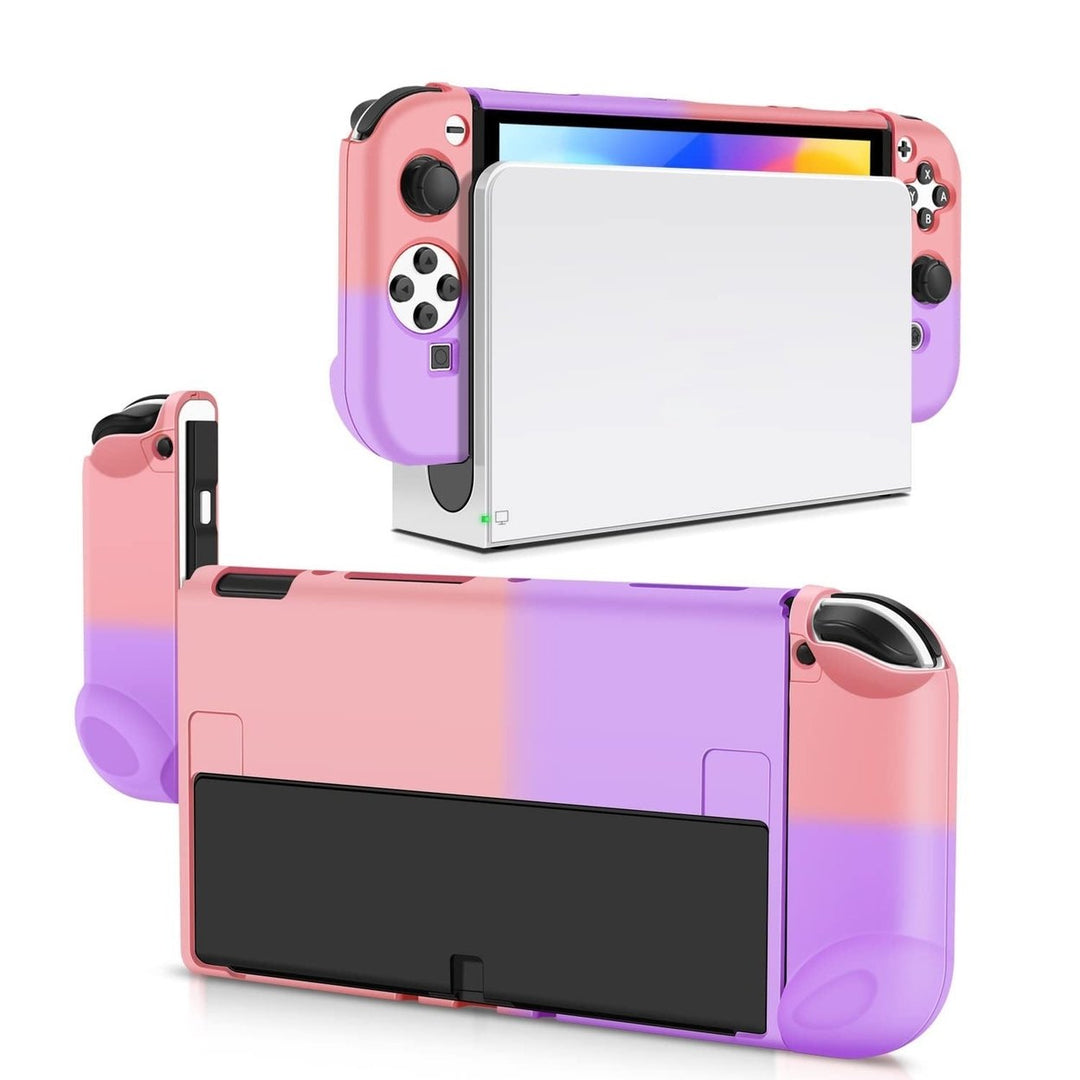 Protective Shell Cover Hard Dockable Case Fit for Nintendo Switch OLED Image 7