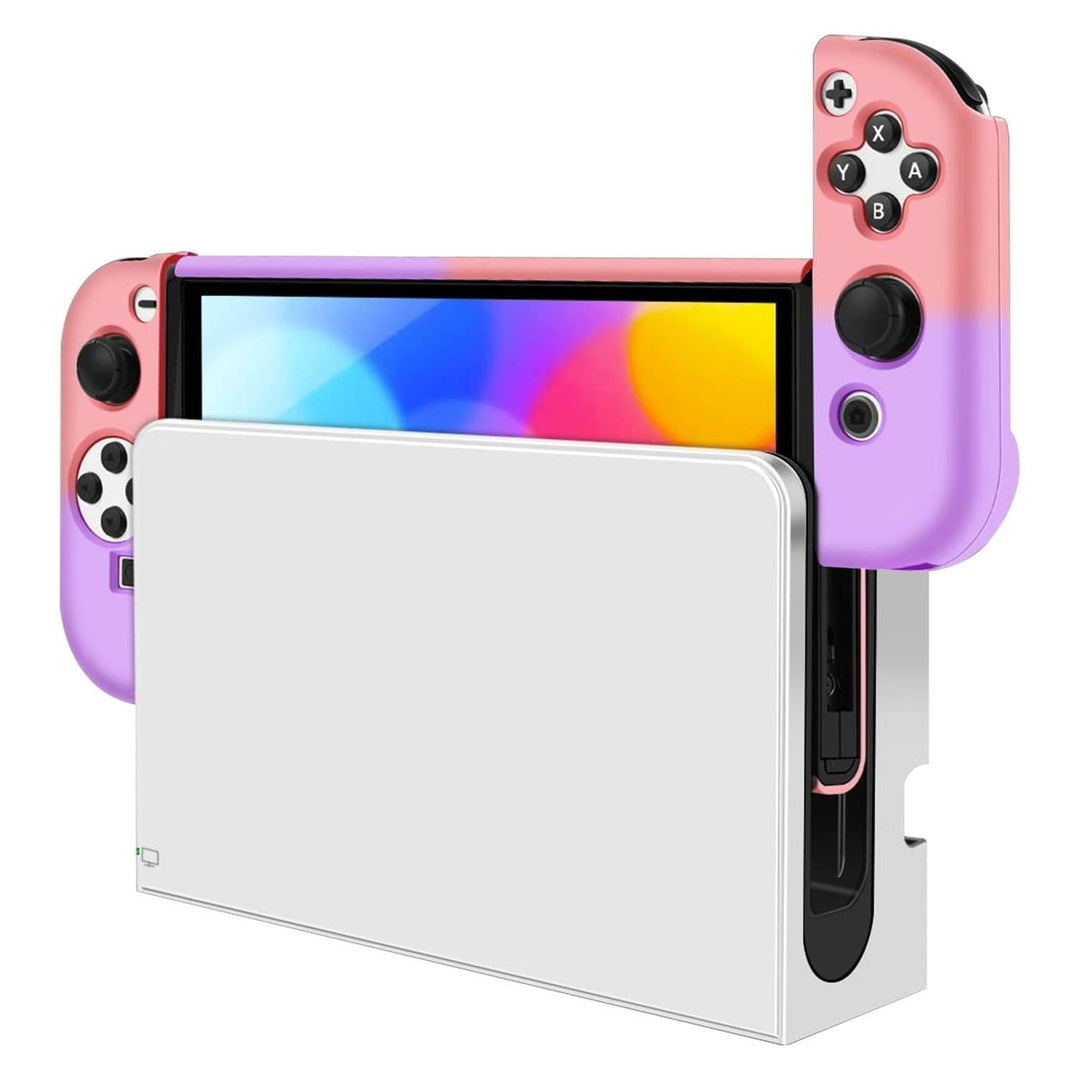 Protective Shell Cover Hard Dockable Case Fit for Nintendo Switch OLED Image 8