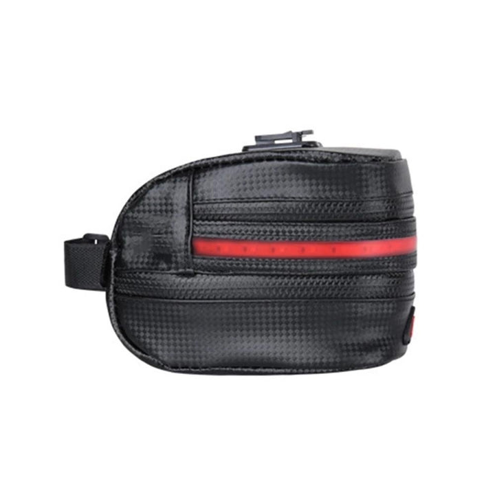 Rear Bike Saddle Bag with LED Light Image 4