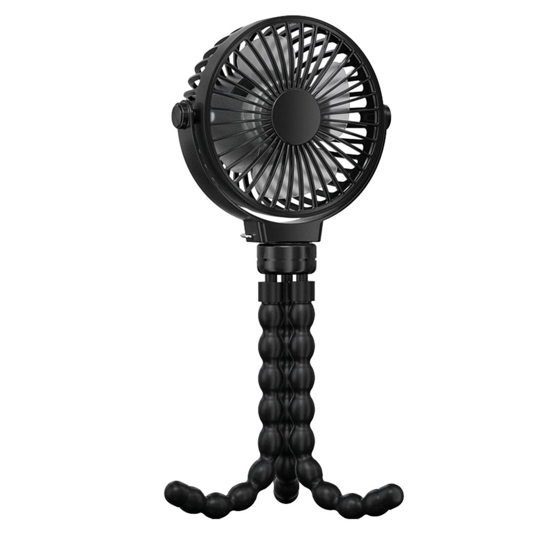 Rechargeable Handheld Fan with Flexible Tripod Image 1