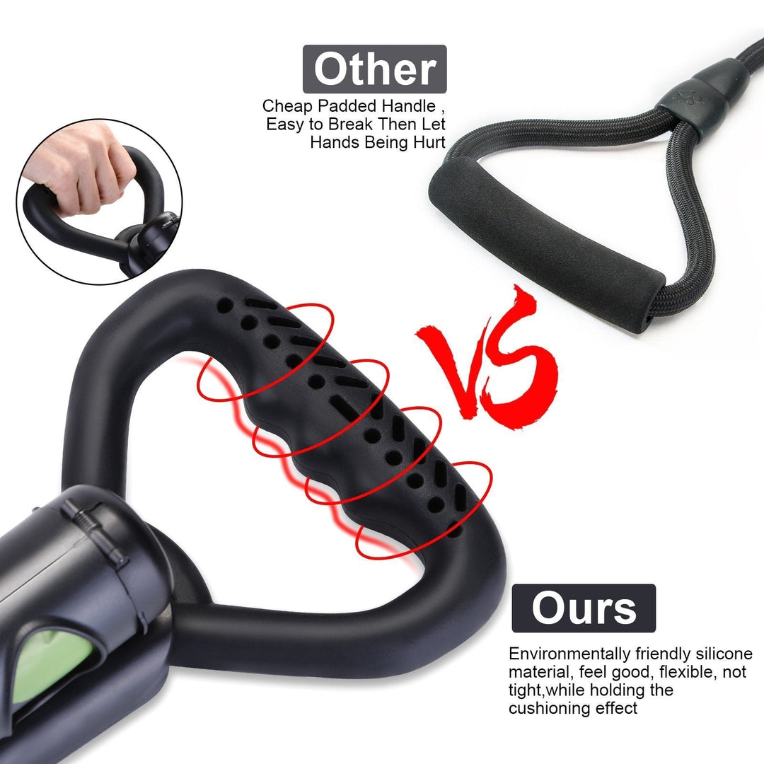 Reflective Durable 2-in-1 Dog Leash 5ft Hands-Free Waste Bag Dispenser Image 7