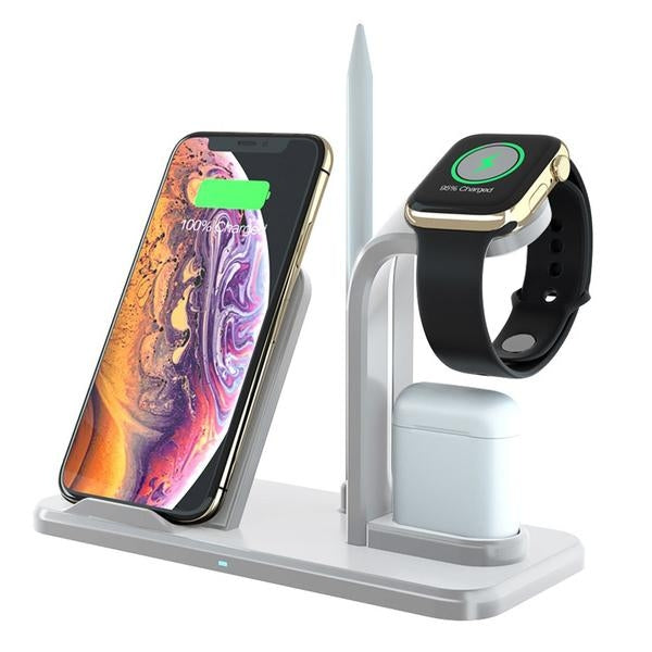 Qi 10W Fast Phone Wireless Charging Stand Image 2