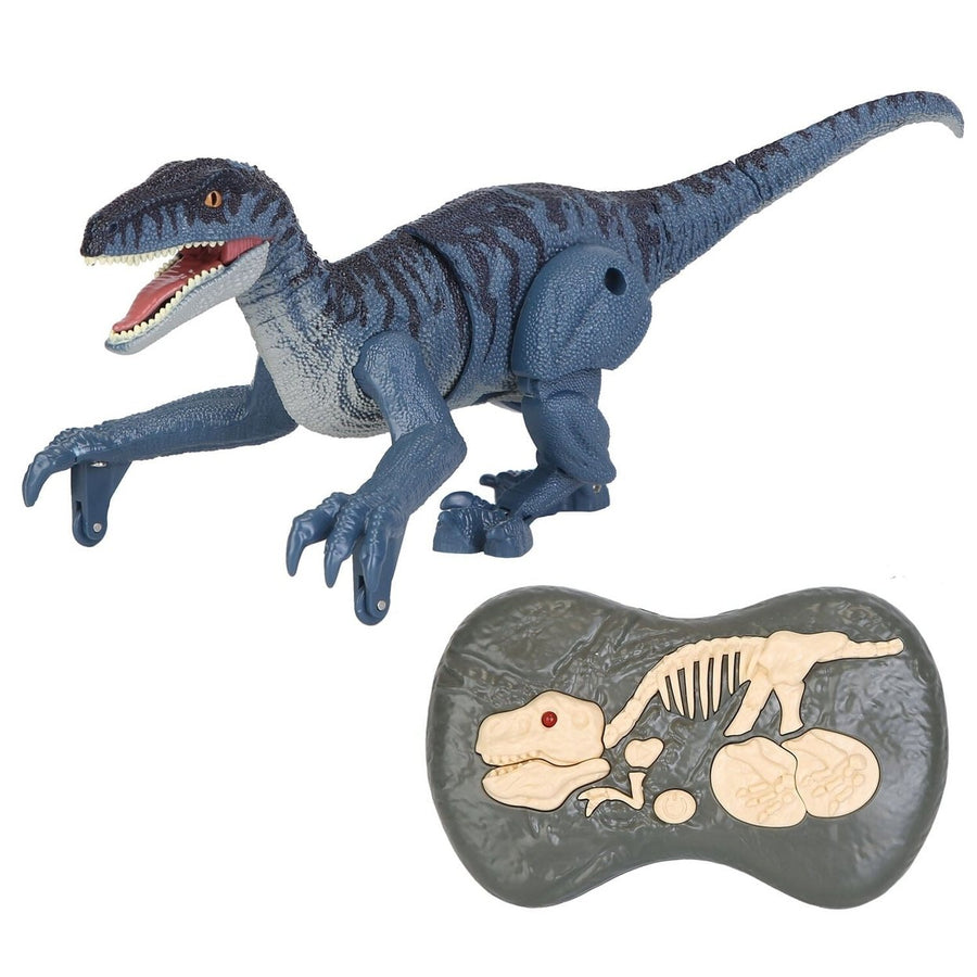 Remote Control Dinosaur with 3D Eye Roaring Sounds for 3-12 Years Old Image 1