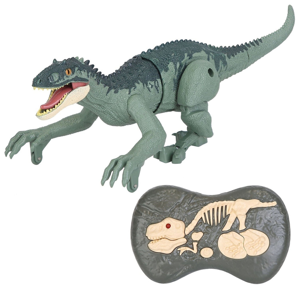 Remote Control Dinosaur with 3D Eye Roaring Sounds for 3-12 Years Old Image 2