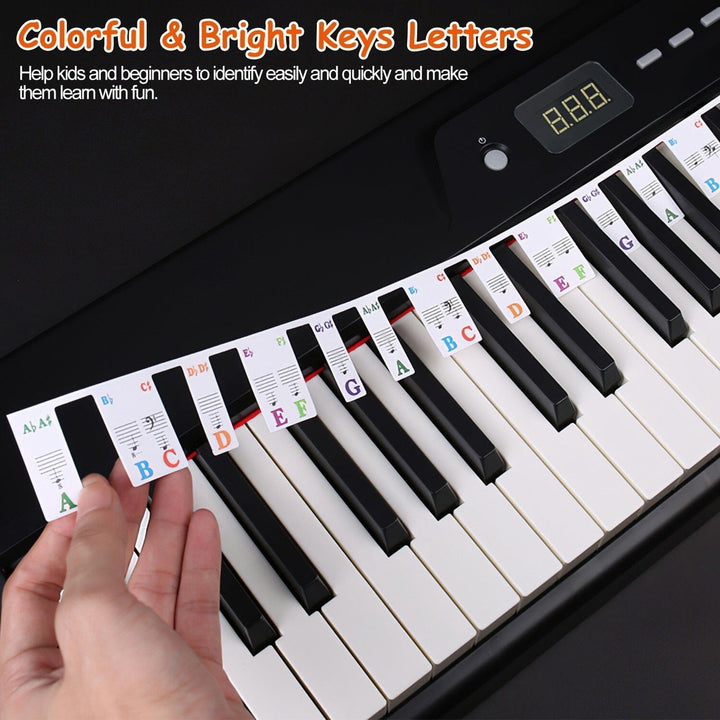 Removable PVC Piano Keyboard Stickers Image 11