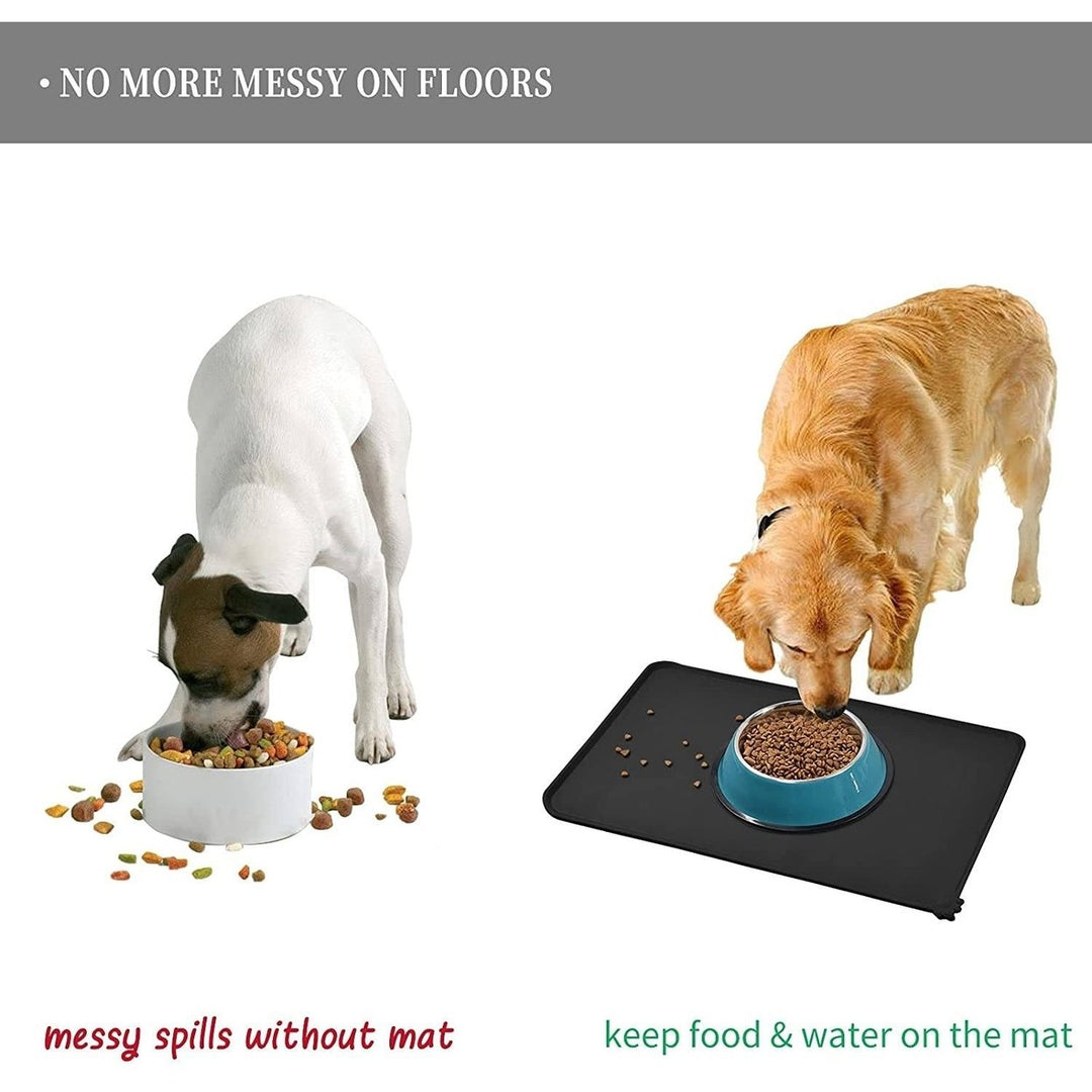 Reopet Silicone Dog Cat Bowl Mat Non-Stick Food Pad Image 3