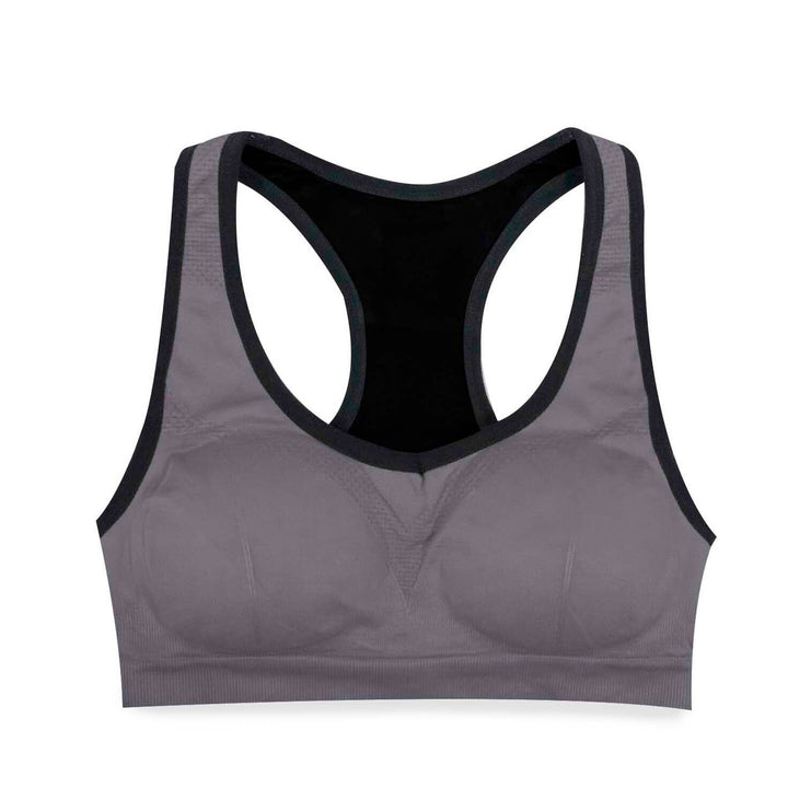 Racerback Seamless Sports Bra for Gym FItness and Yoga Image 4