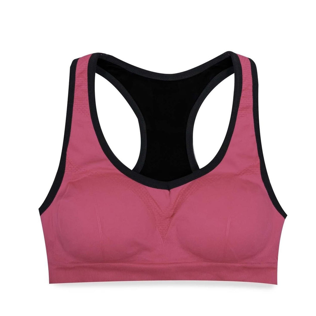 Racerback Seamless Sports Bra for Gym FItness and Yoga Image 6