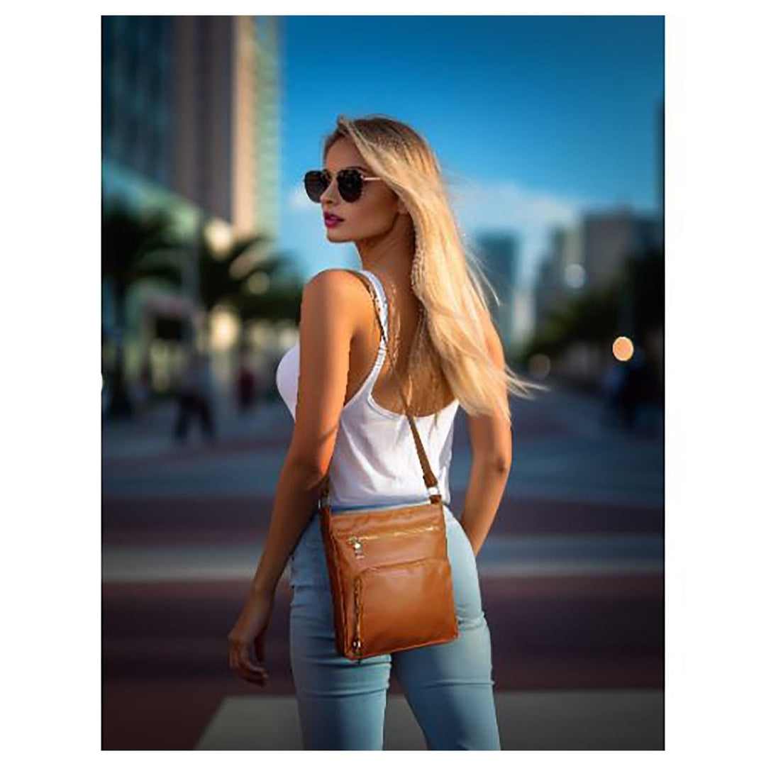 Real Leather Crossbody Bag for Women Image 12