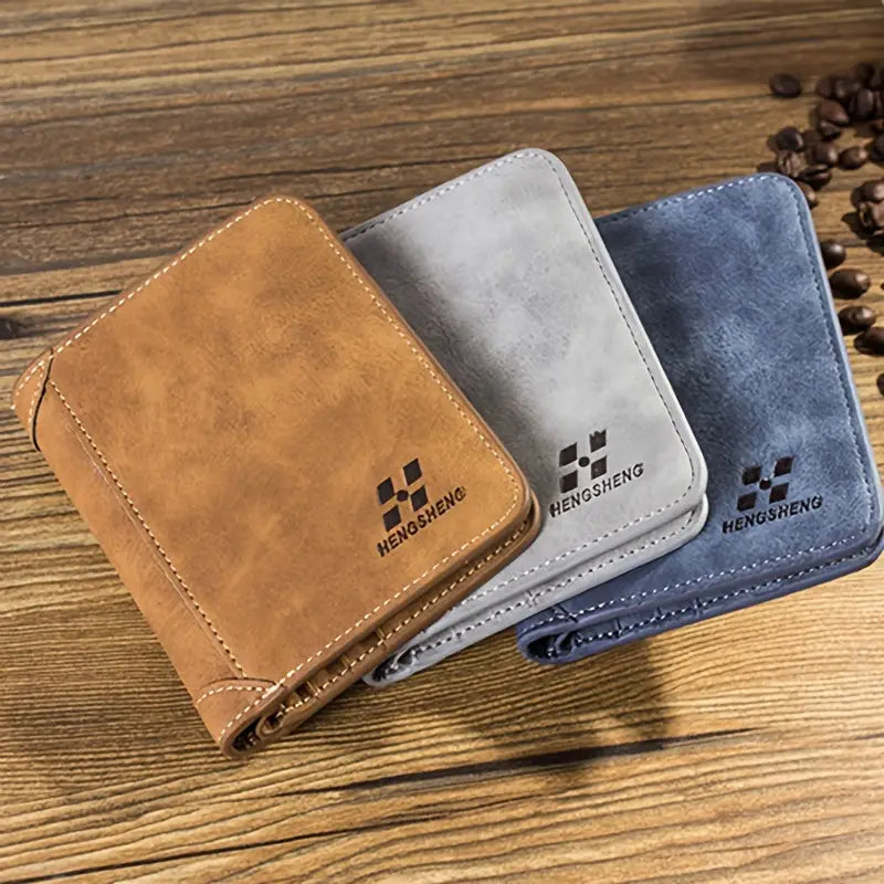 Retro Leather Card Holder for Men Image 1