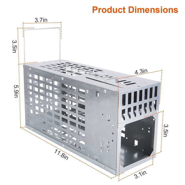 Reusable Metal Rat Cage Catch Release Continuous Capture Image 6