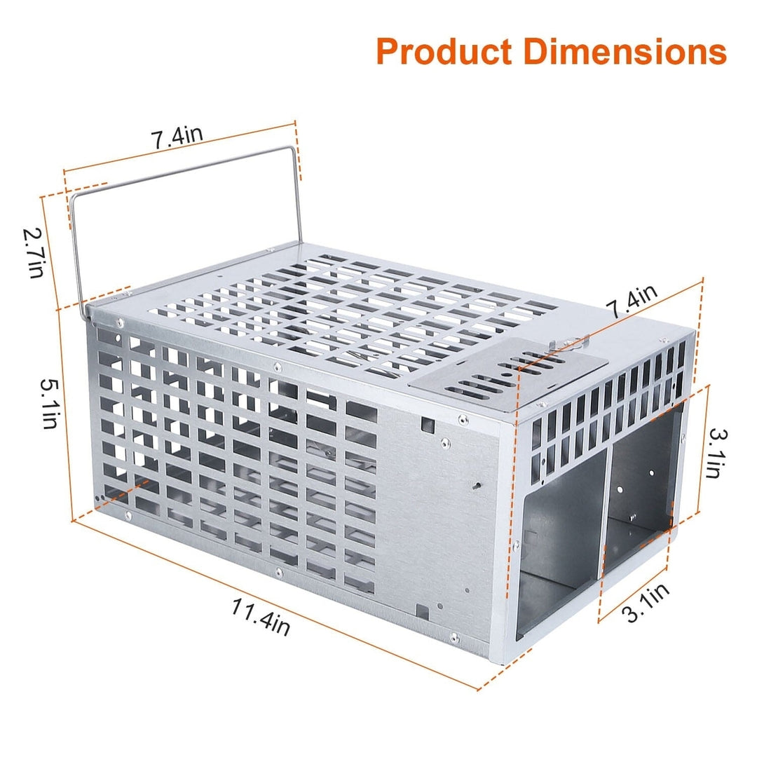 Reusable Metal Rat Cage Catch Release Continuous Capture Image 9