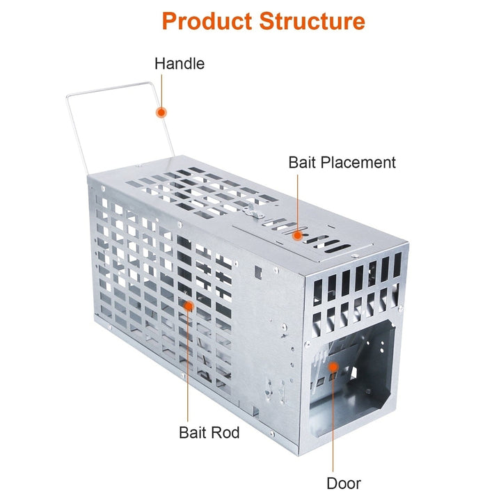 Reusable Metal Rat Cage Catch Release Continuous Capture Image 10