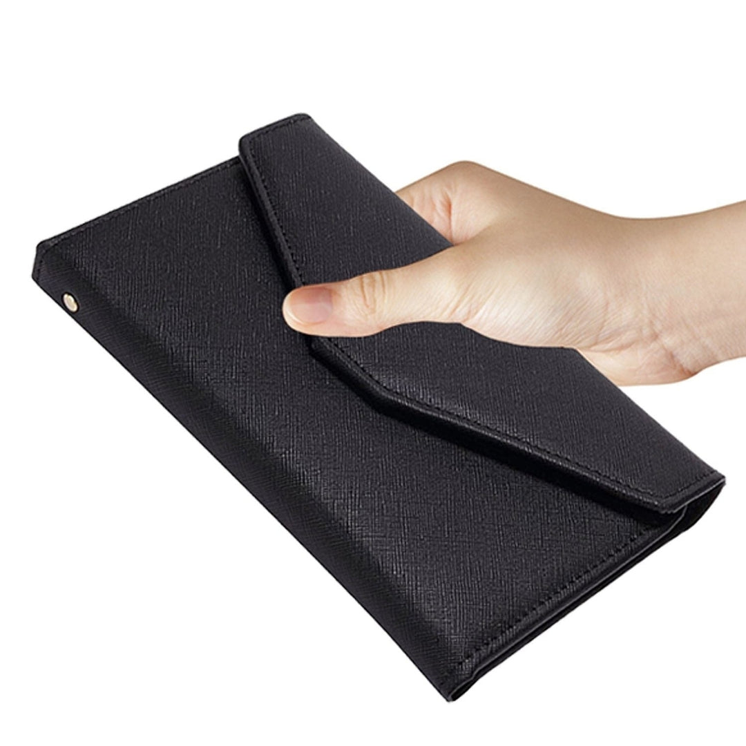 RFID Blocking Travel Passport Organizer Holder Wallet With CDC Vaccination Card Slot Protector Image 9