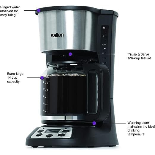 Salton Jumbo Java Coffee Maker 14 Cup Image 3