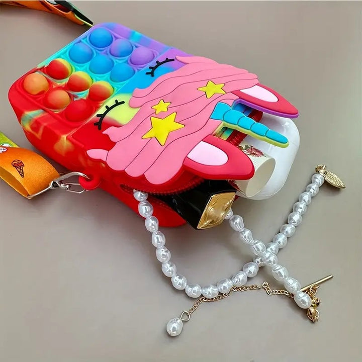 Shoulder Bag Fidget Toys Pop Fidget Backpack Toy Image 11