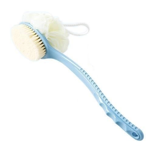 Shower Body Brush with Bristles and Loofah Image 1