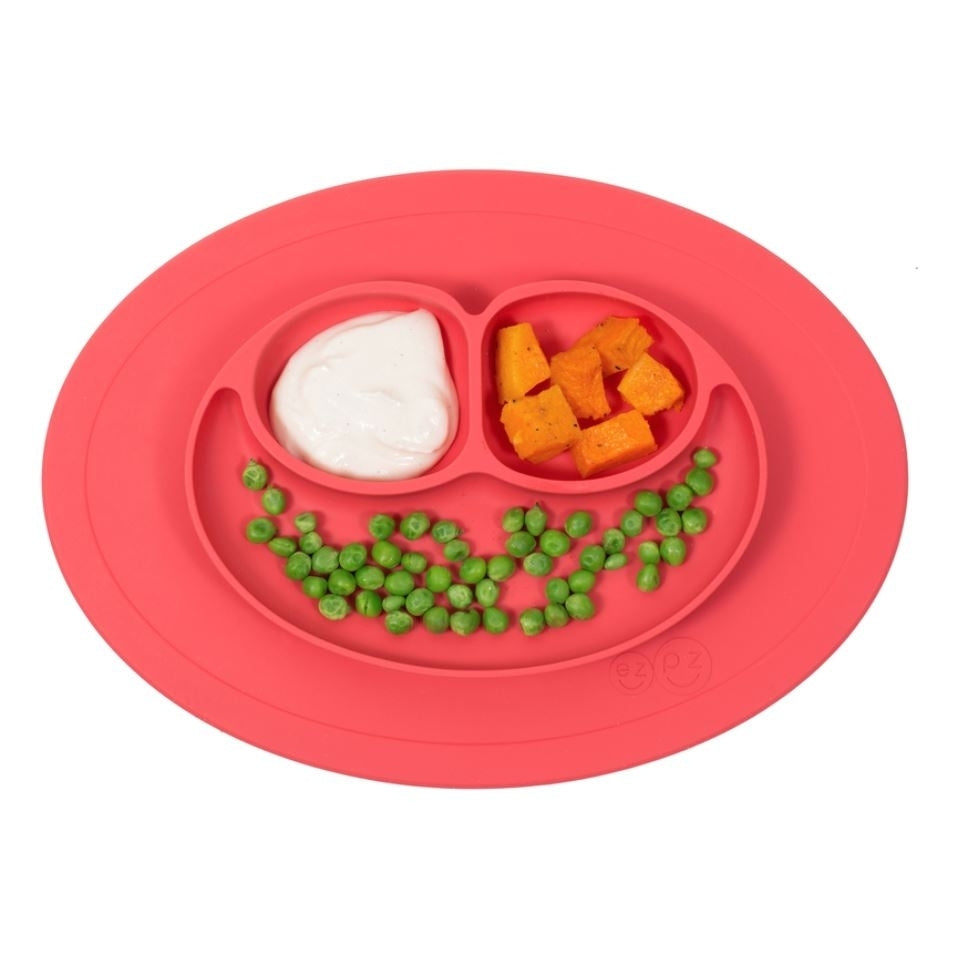 Silicone Feeding Placemat and 3-Section Plate Image 2