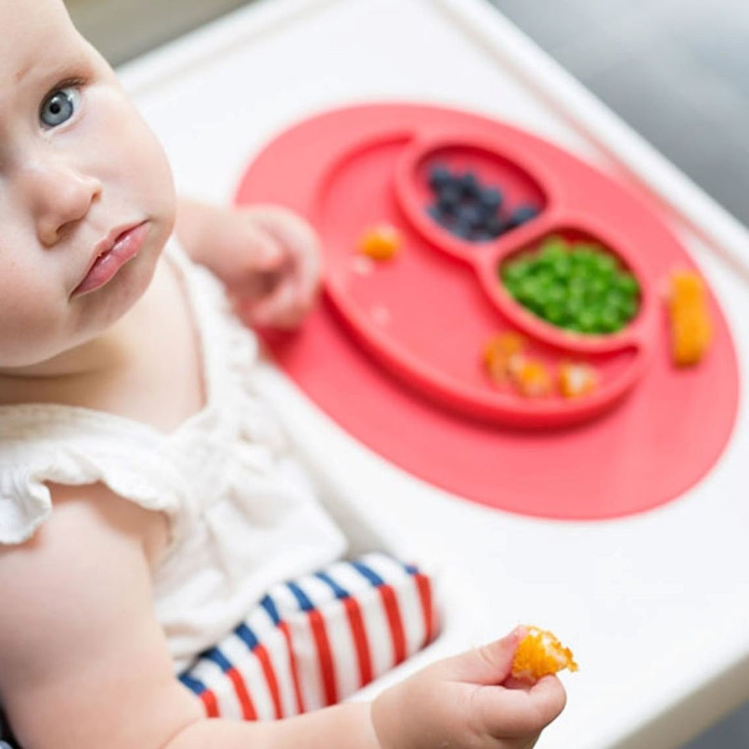 Silicone Feeding Placemat and 3-Section Plate Image 6