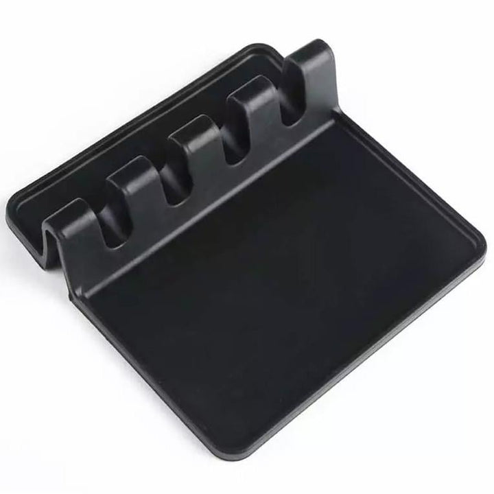 Silicone Spoon Rest with Drip Pad Image 1