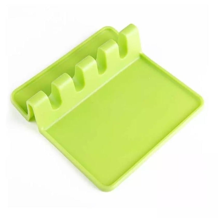 Silicone Spoon Rest with Drip Pad Image 4