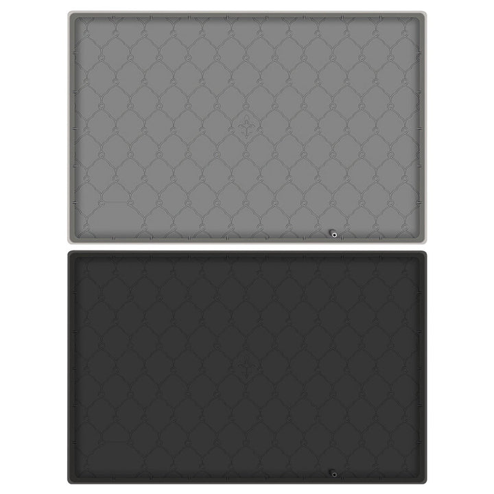 Silicone Under Sink Mat Liner with Drain Hole Image 1