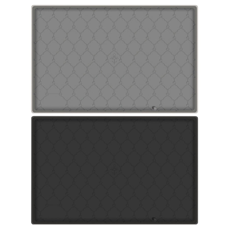 Silicone Under Sink Mat Liner with Drain Hole Image 1