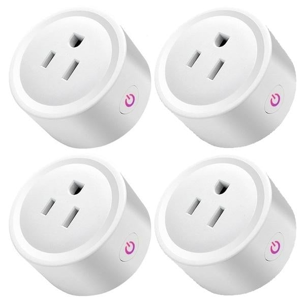 Smart Plug WiFi Socket Power Monitor Timing Function Tuya SmartLife APP Control Works With Alexa Google Assistant Image 2