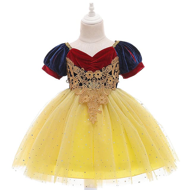 Snow White Fairytale Princess Cosplay Costume Dress Image 1