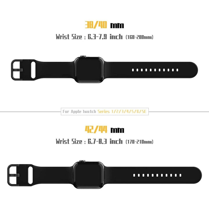 Soft Silicone Sport Wristbands Replacement Strap with Classic Clasp Image 12