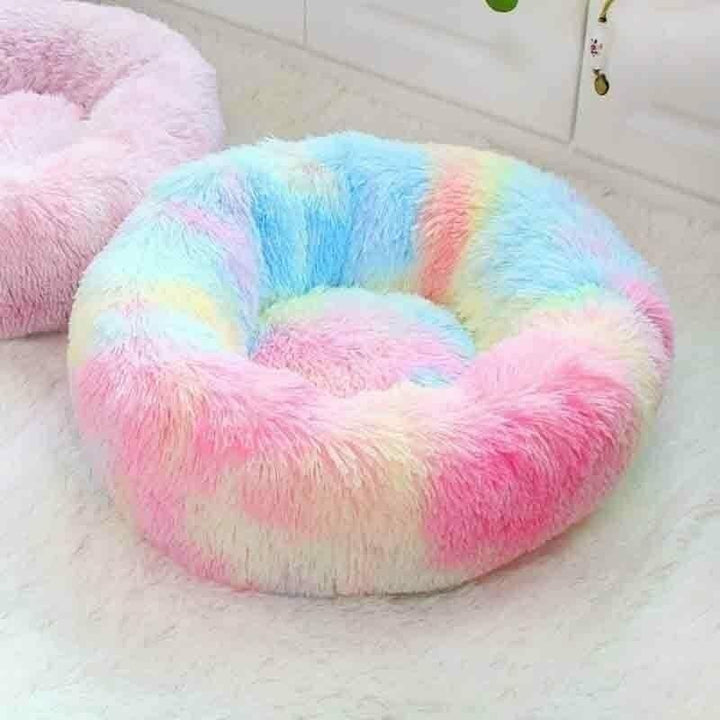 Soft Winter Warm Plush Calming Pet Bed Image 7