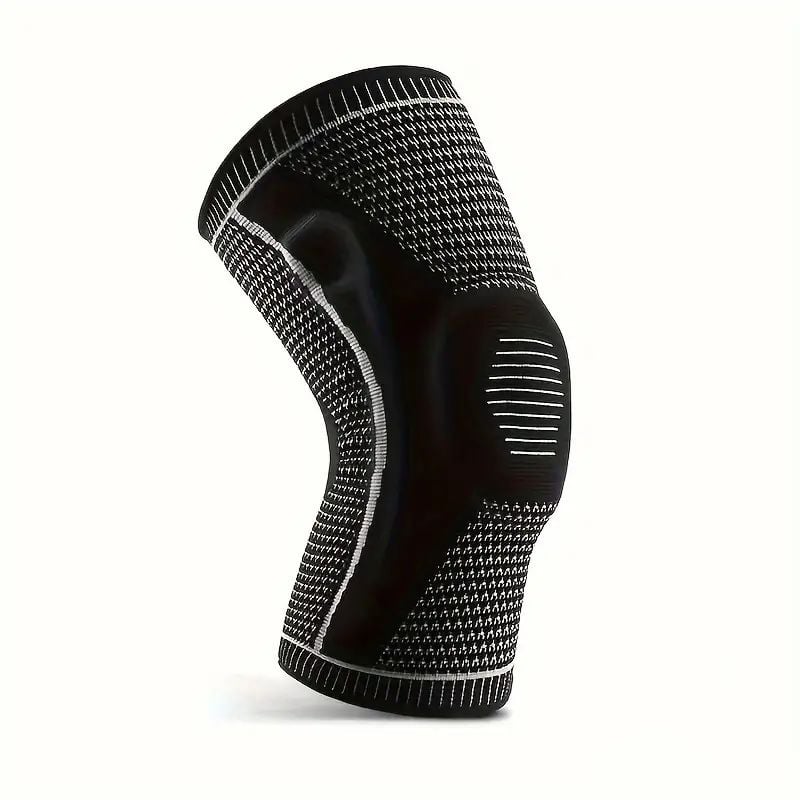 Non-Slip Knee Support Brace with Patella Gel Pad Stabilizers Comfort-Fit Compression Sleeve for Arthritis Sports Image 6