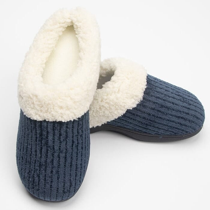 Roxoni Womens House Knit Clog Designed With Ribbed Trim Slipper Image 4