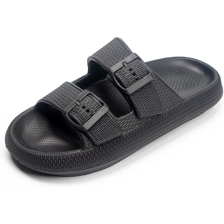 Roxoni Womens Slip-on Sandals Adjustable Buckle Strap Image 1