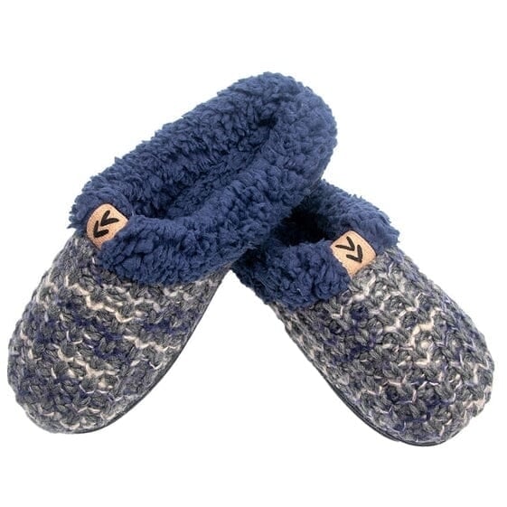 Roxoni Womens Slippers Tight Knit Clog With Fleece Trim Image 2