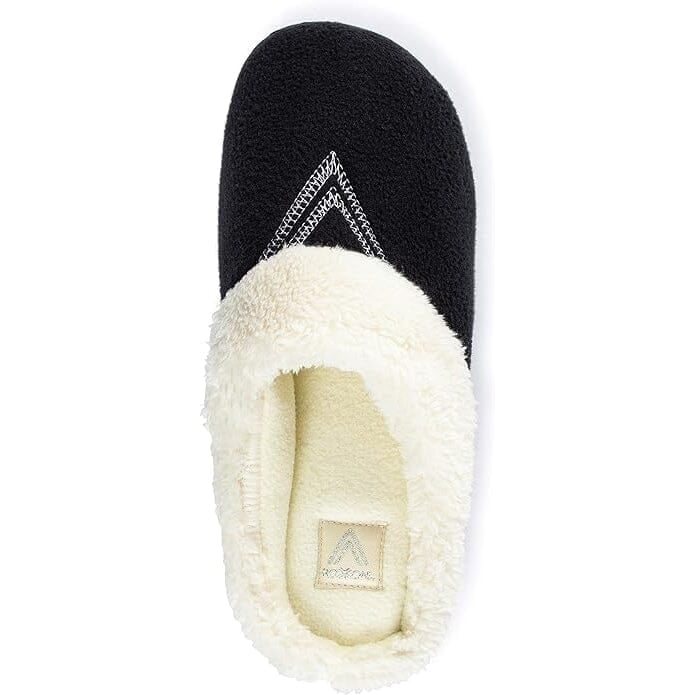 Roxoni Womens Slippers Wool-Like Fleece Lined Clog Comfort House Shoe Image 3