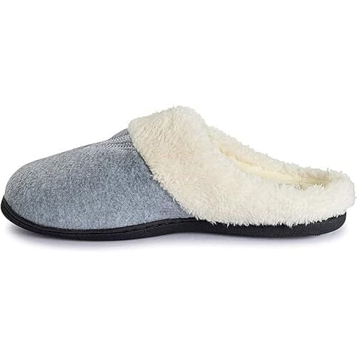 Roxoni Womens Slippers Wool-Like Fleece Lined Clog Comfort House Shoe Image 6