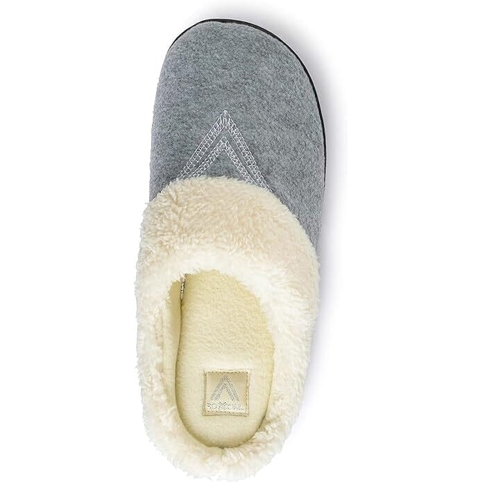 Roxoni Womens Slippers Wool-Like Fleece Lined Clog Comfort House Shoe Image 7