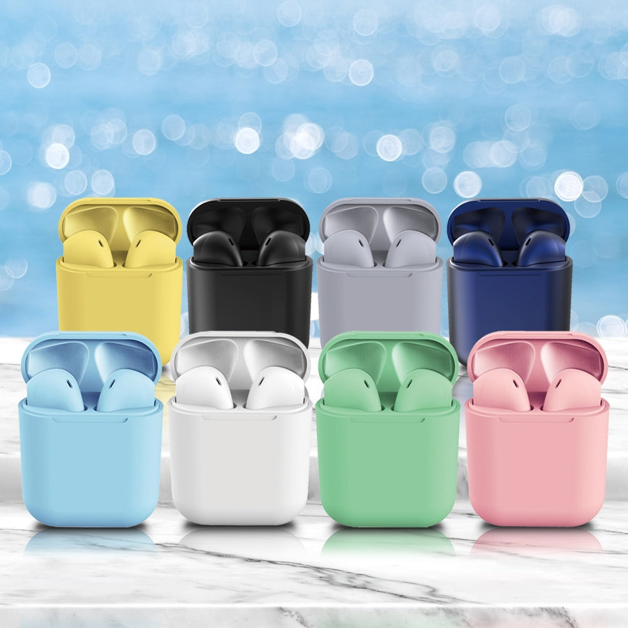 Rubber Matte Wireless Earbuds and Charging Case Image 1