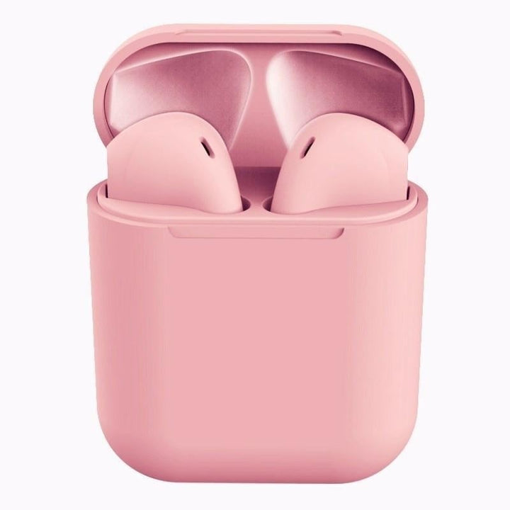 Rubber Matte Wireless Earbuds and Charging Case Image 6