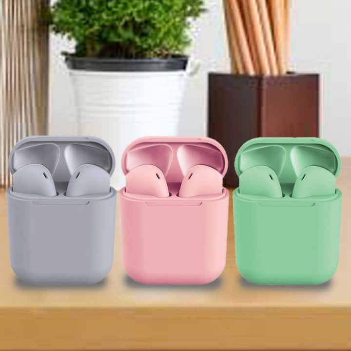 Rubber Matte Wireless Earbuds and Charging Case Image 10