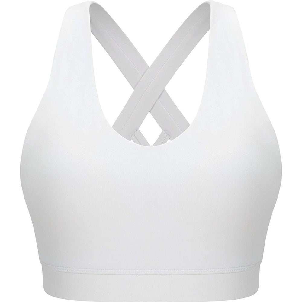 RUNNING GIRL Criss-Cross Back Padded Strappy Sports Bra Image 2