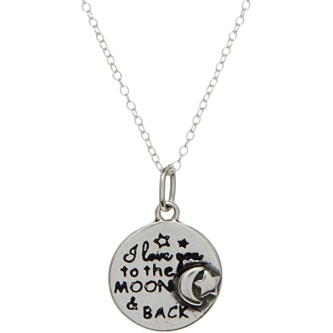 Sterling Silver Inspirational Pendant Necklace Image 1