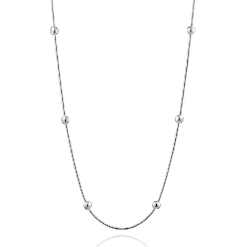 Sterling Silver Snake with Ball Necklace Chain by Paolo Fortelini Image 1