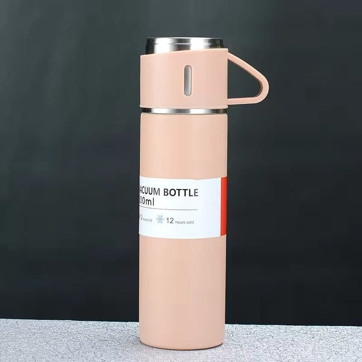 Stainless Steel Insulated Vacuum Sealed Bottle Set Image 6