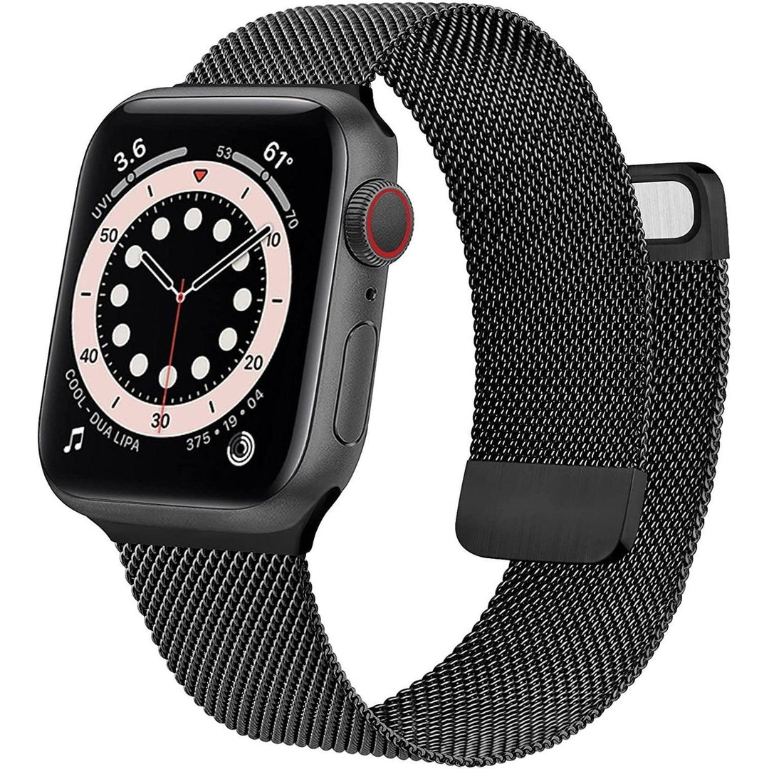 Stainless Steel Mesh Strap Replacement for Apple Watch Image 1