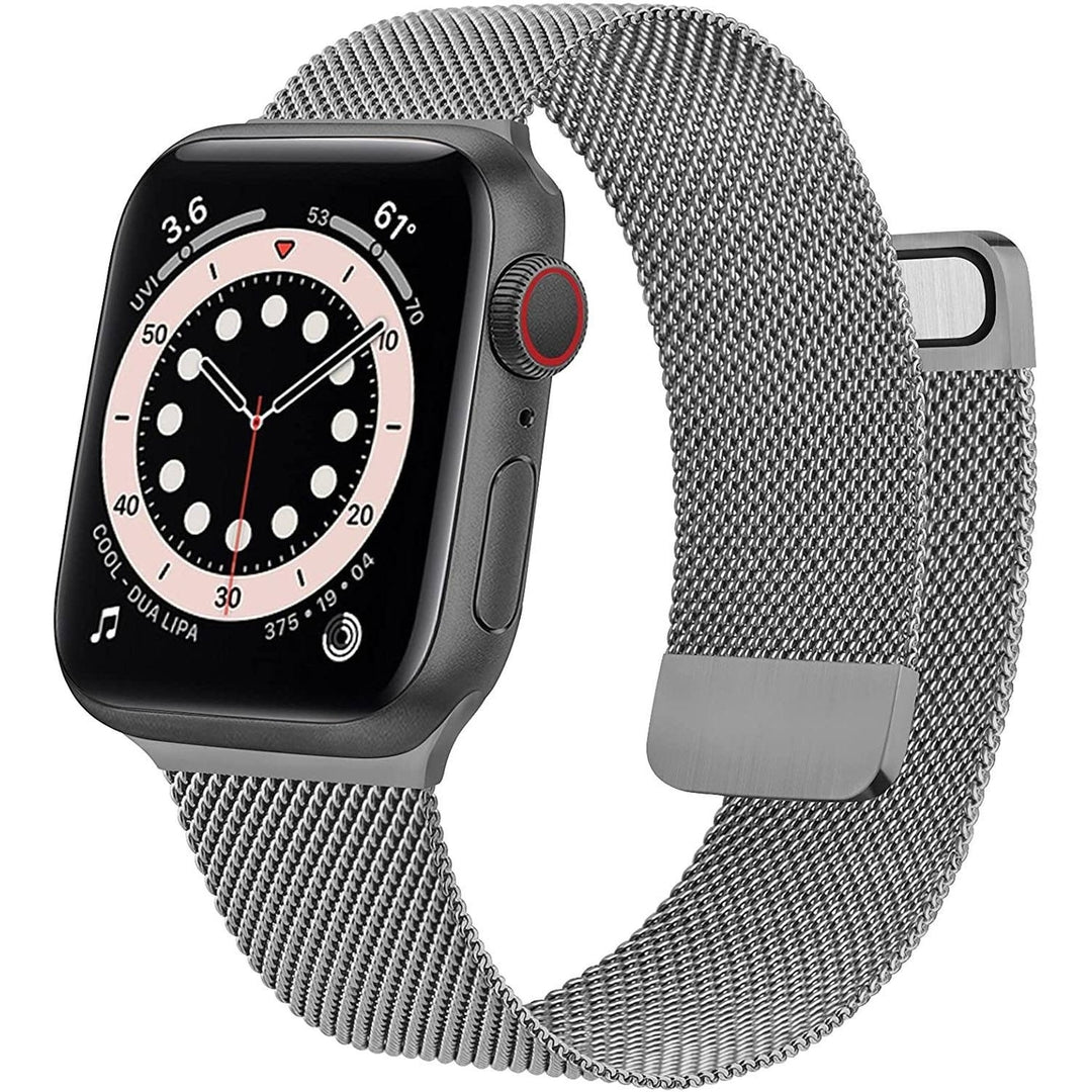 Stainless Steel Mesh Strap Replacement for Apple Watch Image 6